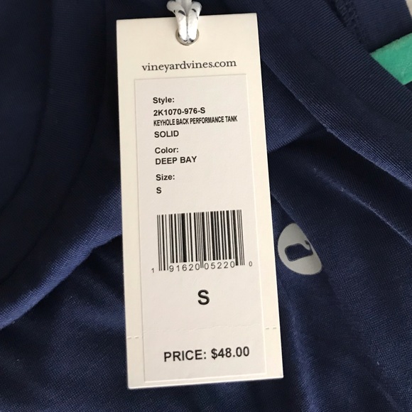 NWT Vineyard Vines Sleeveless Performance Tank - Picture 7 of 8